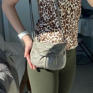 Anthropologie made in Italy all leather mini bag